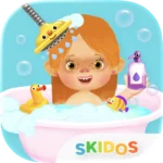 Thanksgiving toddler learning app – SKIDOS Bath Game